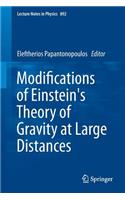 Modifications of Einstein's Theory of Gravity at Large Distances