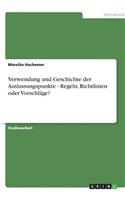 Verwendung und Geschichte der Auslassungspunkte - Regeln, Richtlinien oder Vorschläge?