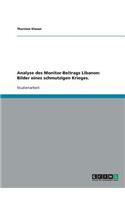 Analyse des Monitor-Beitrags Libanon