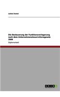 Besteuerung der Funktionsverlagerung nach dem Unternehmensteuerreformgesetz 2008