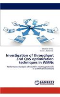 Investigation of throughput and QoS optimization techniques in WMNs