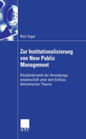 Zur Institutionalisierung Von New Public Management