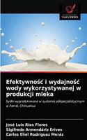 Efektywnośc i wydajnośc wody wykorzystywanej w produkcji mleka