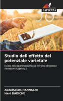 Studio dell'effetto del potenziale varietale