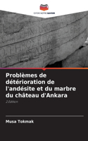 Problèmes de détérioration de l'andésite et du marbre du château d'Ankara