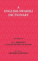Madan's English-Swahili Dictionary [Hardcover] A. C. Madan F. Johnson