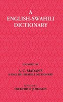 Madan's English-Swahili Dictionary [Hardcover] A. C. Madan F. Johnson