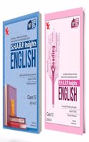 S.H.A.R.P. Insights for English (Core) Lexicon with Exercise Workbook for Class 12 CBSE 2024-25 ( Set of 2 ) by Parijat Jain ( IIT-D, IIM-A ) & Maanya Gupta ( IIM-A)