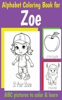 ABC Coloring Book for Zoe