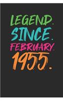 Legend Since February 1955