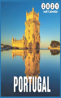 Portugal 2021 Wall Calendar: Monthly Square Calendar 18 Months