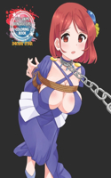 Cute Anime Bondage Girl Coloring Book