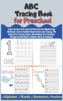ABC Tracing Book for Preschool
