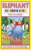 Elephant Coloring Book for Children