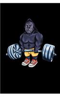 Workout & Food Gorilla Notebook