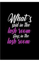 What's Said In The Lash Room Stays In The Lash Room