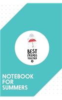 Notebook for Summers