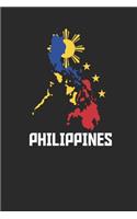 Philippines Map: Graph Paper Notebook (6" x 9" - 120 pages) Wonderful Philippines Notebook for Daily Journal, Diary, and Gift