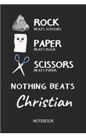 Nothing Beats Christian - Notebook