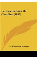 Lettres Inedites De Chaulieu (1850)