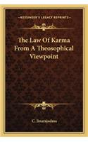 Law of Karma from a Theosophical Viewpoint