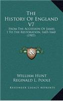 The History Of England V7