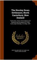 Horsley Down Settlement, North Canterbury, New Zealand