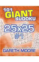 101 Giant Sudoku 25x25 #1: (English)
