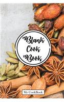 Blank Cookbook