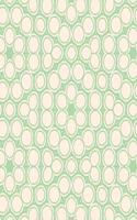 Mint Green Circular Pattern Notebook