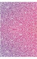 Pink Gradient Glitter Journal