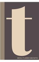 t Weekly Planner and Notes