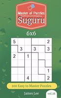 Master of Puzzles - Suguru 200 Easy to Master Puzzles 6x6 (vol. 28)