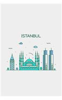 Istanbul Minimalist Travel Notebook [Lined] [6x9] [110 pages]