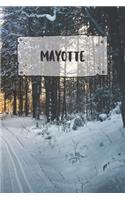 Mayotte: Ruled Travel Diary Notebook or Journey Journal - Lined Trip Pocketbook for Men and Women with Lines