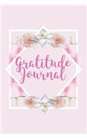 Gratitude and Affirmation Journal - Pink Daisy Pink Gerbera Magnolia