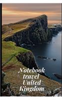 Notebook Travel United Kingdom