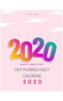 Day Planner Daily Calendar 2020