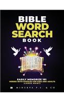 Bible Word Search Book: Easily Memorize 101 Verses with Puzzles for Kids and Adults (Large Print)
