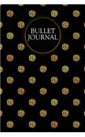 Bullet Journal: Gorgeous Gold Trendy Bullet Journal - 120-Page 1/2 Inch Dot Grid Pretty Gold Notebook - 6 X 9 Perfect Bound Softcover