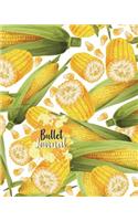 Bullet Journal: Yellow Corn Drawing Pattern: Notebook, Bullet Journal Dotted Grid, 120 Pages (8? X 10?)