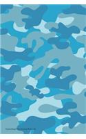 Camouflage Blue Journal Notebook