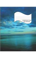 Composition Notebook: College Ruled 100 Sheets 200 Pages 7.5 X 9.25 School Journal Beach Sunrise