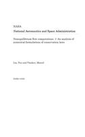 Nonequilibrium Flow Computations. 1: An Analysis of Numerical Formulations of Conservation Laws