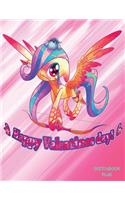 Sketchbook Plus: Happy Valentine's Day: 100 Large High Quality Sketch Pages (My Little Pony)