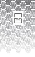 Hexagon Paper Notebook: Hex Grid Paper Graph Note Book Journal .5 Inch Per Side Large Honeycomb Paper (7.5 X 9.25)