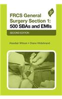 FRCS General Surgery Section 1: 500 SBAs and EMIs: Second Edition