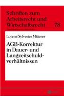 Agb-Korrektur in Dauer- Und Langzeitschuldverhaeltnissen