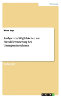 Analyse von Möglichkeiten zur Preisdifferenzierung bei Umzugsunternehmen