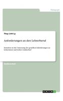 Anforderungen an den Lehrerberuf